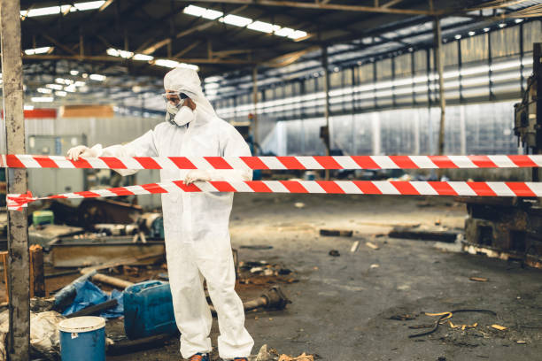 Professional Odor Removal technician working in Passaic, NJ